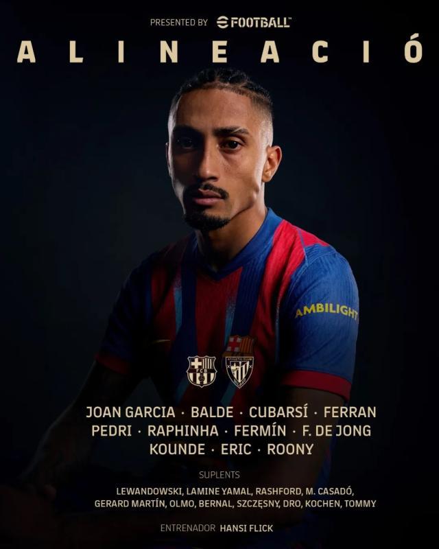 开云体育官网-【西超杯】4人破门锋线齐开花 巴萨5-0毕巴挺进决赛