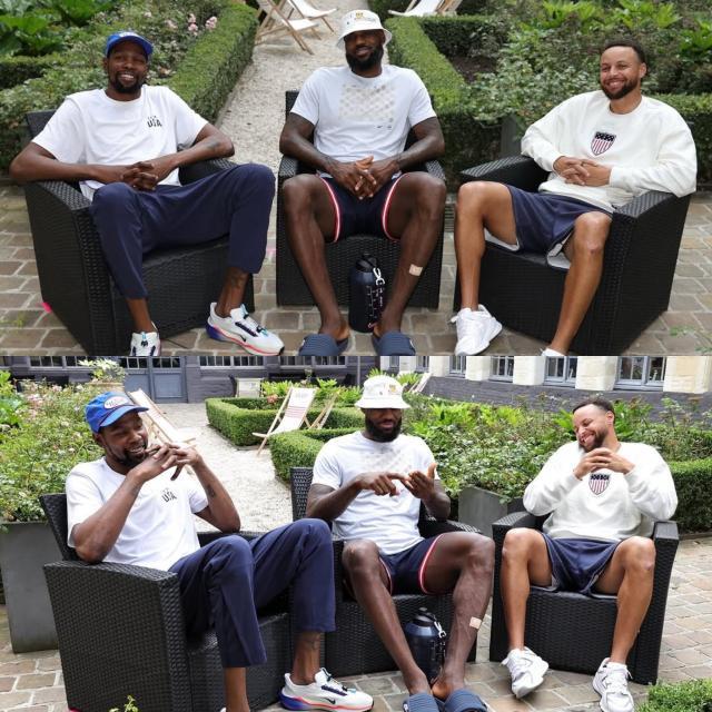 kaiyun体育官网-詹杜库彼此垂涎！老詹想要KD跳投 库里觊觎LBJ球商