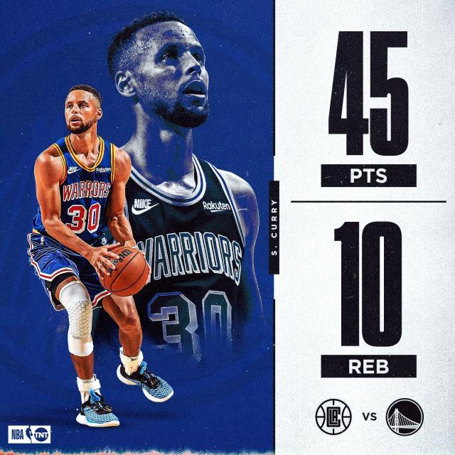 虎头虎尾！库里45分剑指MVP 大通中心重现王朝盛景