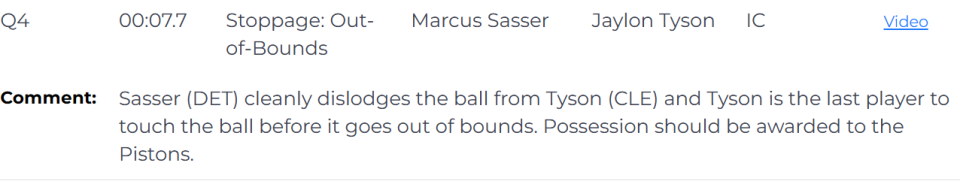 开云体育-骑士输活塞太冤？四次错漏判三次吃亏 本有望不打加时拿下胜利