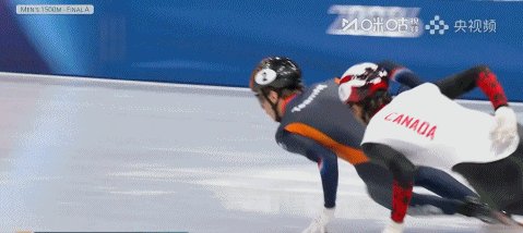被英国人犯规撞倒，孙龙刘少昂无缘短道1500米奖牌